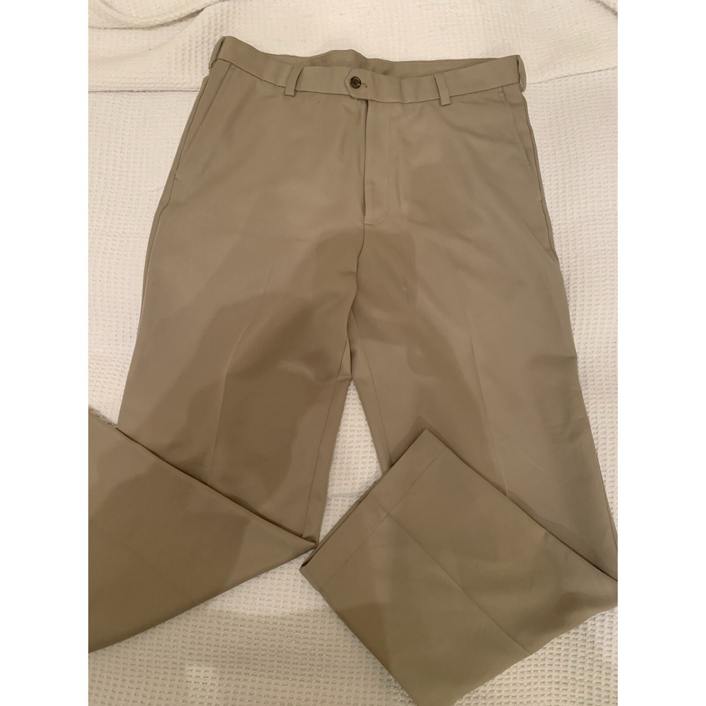 Izod Golf E-Treme Function Pants Mens 36x32  Beige‎